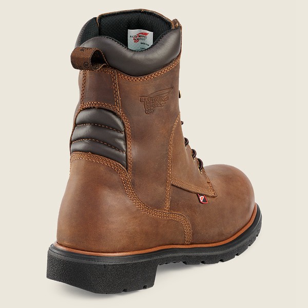 Red Wing Mens Safety Boots - Dynaforce® - 8-inch Toe - Brown - AOR375264